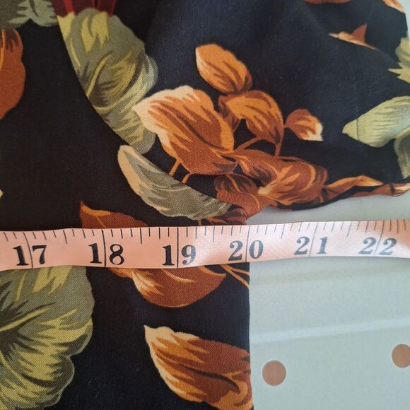 Vintage Sag Harbor Womens Floral Maxi Dress Set 90's Small Top Medium Skirt - Picture 11 of 11